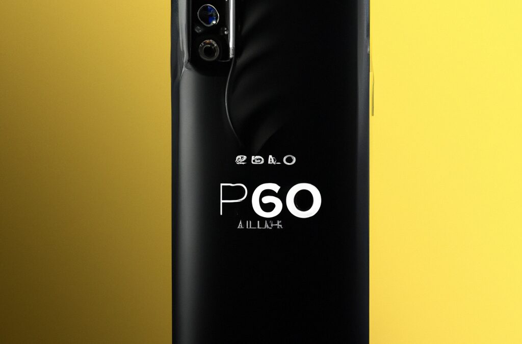 Generate an image "POCO X6 Pro 5G שחור – 12GB+512GB: עוצמה שחורה!" with the following settings: Style: Realism, Resolution: 1024x1024.