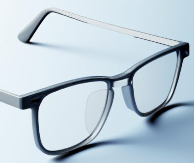 Generate an image "Lenovo Glasses: משחק ללא גבולות" with the following settings: Style: Realism, Resolution: 1024x1024.